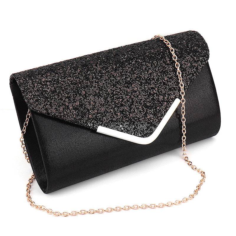 Shiny rhinestone small envelope bag 706744649389 - COCOMELODY